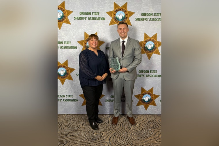 Clackamas Deputy Honored with Distinguished Service Award for Life-Saving Response in Child's Lawn Mower Accident