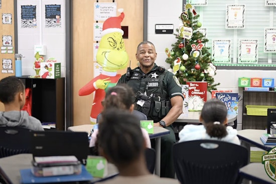 Clay County Deputies Spread Holiday Cheer with Festive Storytime for Families