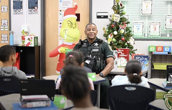 Clay County Deputies Spread Holiday Cheer with Festive Storytime for Families