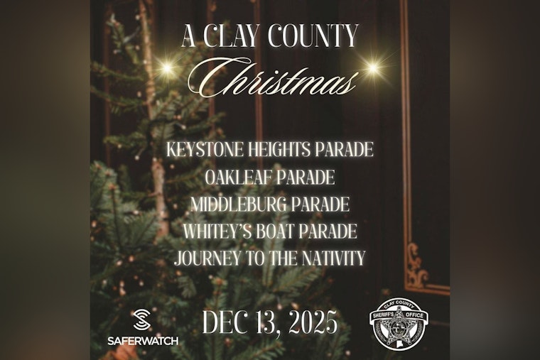 Clay County Embraces Holiday Spirit with Festive Parades as Sheriff's Office Advises on Road Closures and Safety App