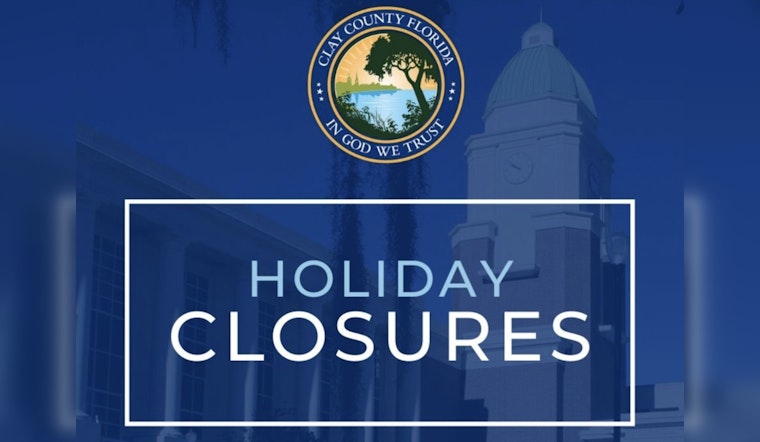 Clay County, FL Announces Adjusted Waste Collection Schedule for New Year's Day