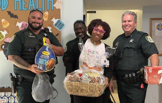 Clay County Sheriff's Deputies Deliver Thanksgiving Joy to Florida Resident