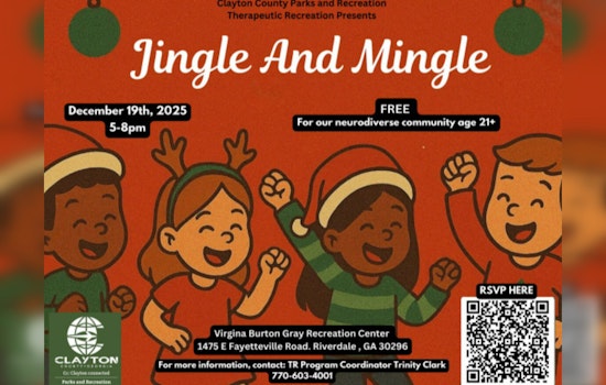Clayton County Hosts Jingle and Mingle Event for Neurodiverse Adults in Riverdale