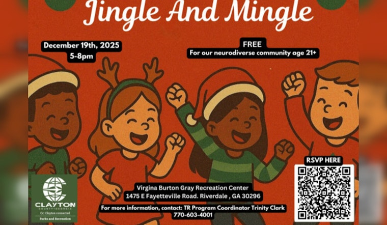 Clayton County Hosts Jingle and Mingle Event for Neurodiverse Adults in Riverdale