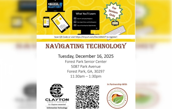 Clayton County Offers Tech Empowerment Course for Residents to Master Modern Gadgets