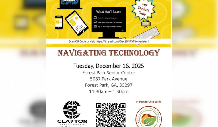 Clayton County Offers Tech Empowerment Course for Residents to Master Modern Gadgets