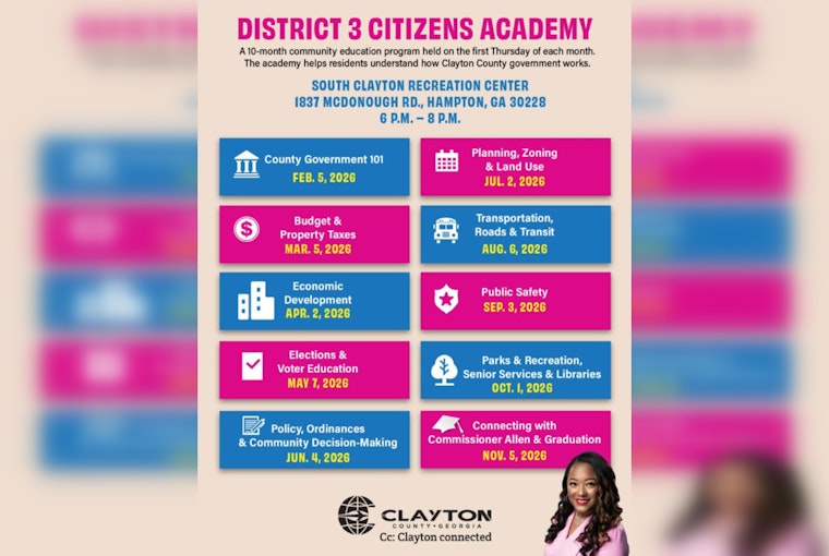 Clayton County's District 3 Citizens Academy Offers Inside Look at Local Government