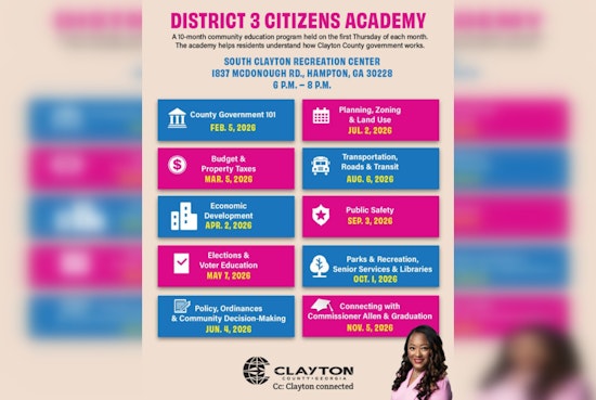 Clayton County's District 3 Citizens Academy Offers Inside Look at Local Government