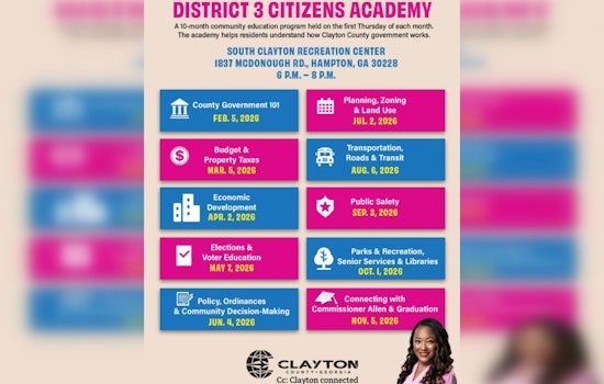 Clayton County's District 3 Citizens Academy Offers Inside Look at Local Government