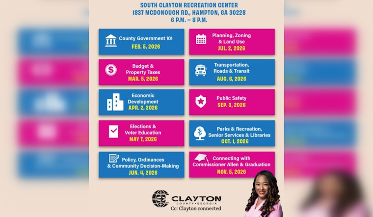Clayton County's District 3 Citizens Academy Offers Inside Look at Local Government