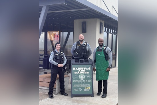 Cleveland County Deputies & Norman Officers Serve Up Support for Special Olympics at Local Starbucks