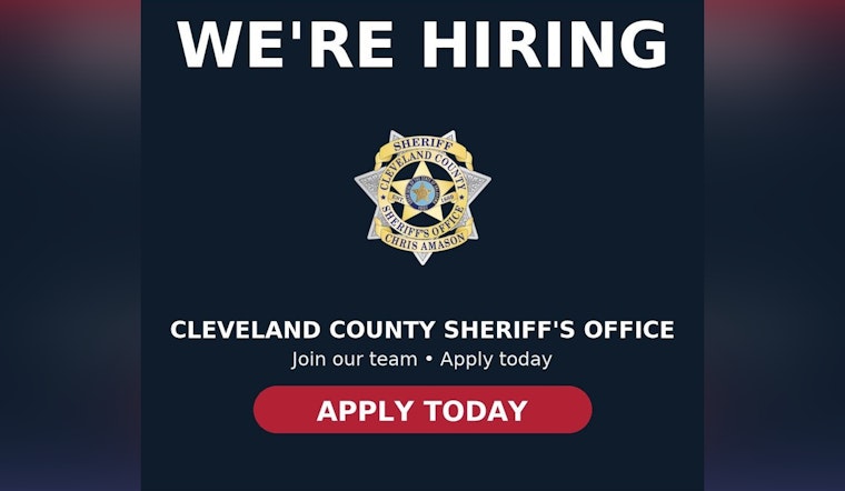 Cleveland County Sheriff's Office Seeks Four New Detention Officers for Norman Facility, Applications Open Until December 12