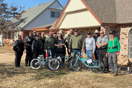 Cleveland County Sheriff's Office Spreads Holiday Joy by Gifting Bicycles to Local Families