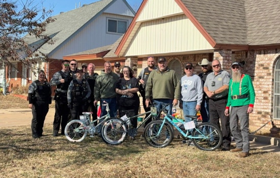 Cleveland County Sheriff's Office Spreads Holiday Joy by Gifting Bicycles to Local Families