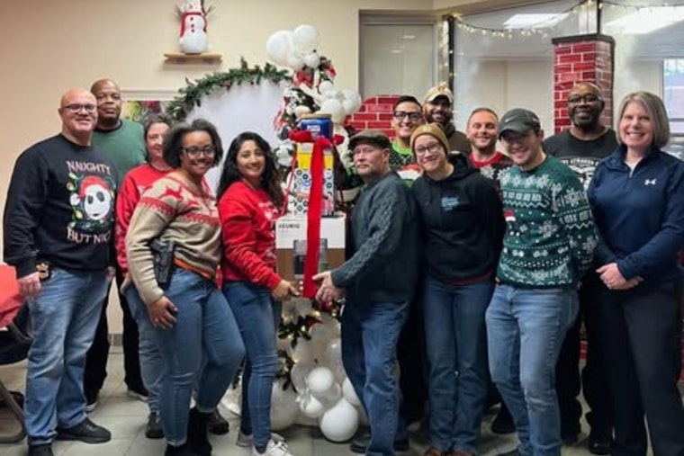 Cleveland Police Personnel Unit Wins Annual Christmas Tree Contest with Charitable Twist