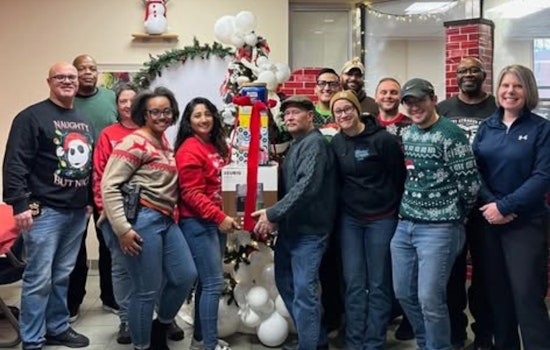 Cleveland Police Personnel Unit Wins Annual Christmas Tree Contest with Charitable Twist