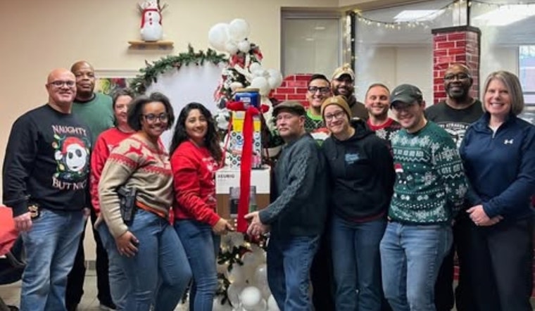 Cleveland Police Personnel Unit Wins Annual Christmas Tree Contest with Charitable Twist
