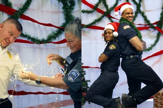 Cleveland's First Responders Show Festive Spirit with Humorous Holiday Photos