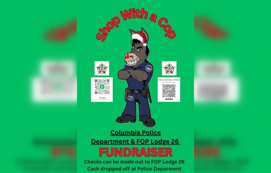 Columbia Police Department Invites Community Support for Annual "Shop with a Cop" Event in Tennessee