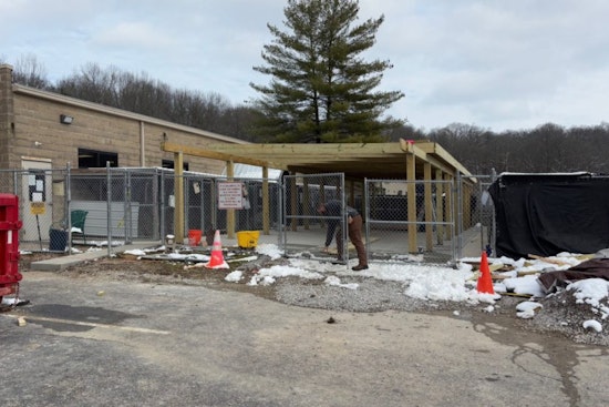Construction on Track for Clermont County Animal Shelter Expansion with New Kennels Roof Framing Completed