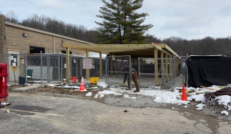 Construction on Track for Clermont County Animal Shelter Expansion with New Kennels Roof Framing Completed