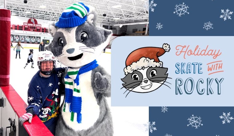 Coon Rapids Ice Center Hosts Festive 'Holiday Skate with Rocky' Event Tonight