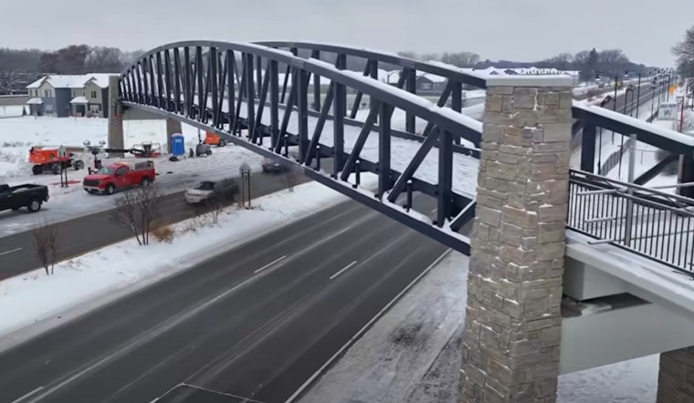 Coon Rapids Debuts New Pedestrian Bridge; Spring Opening Anticipated Following Delay