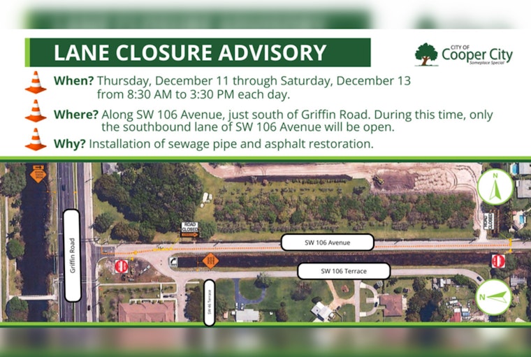 Cooper City Residents Brace for Traffic Delays Amid Utility Work for Hanson Preserve Development