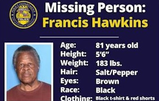 Cops Race To Find Missing 81-Year-Old Ewa Beach Man