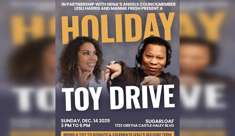 Councilmember Lesli Harris and DJ Mannie Fresh Host First Annual Holiday Toy Drive & Community Celebration in New Orleans