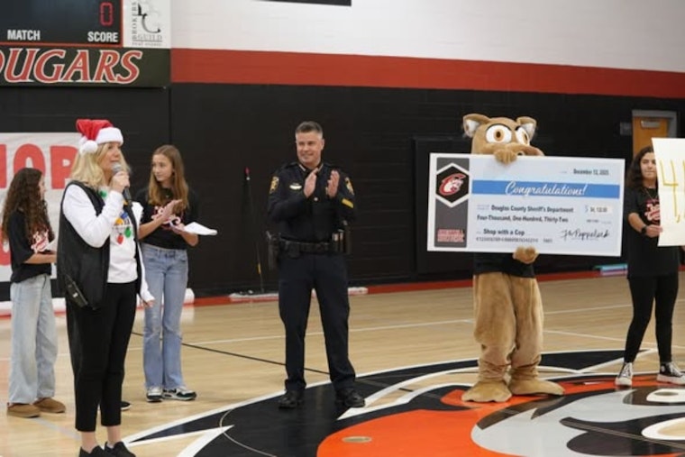 Cresthill Middle School in Douglas County Inspires Community Spirit Through Record 'Shop with a Cop' Fundraising
