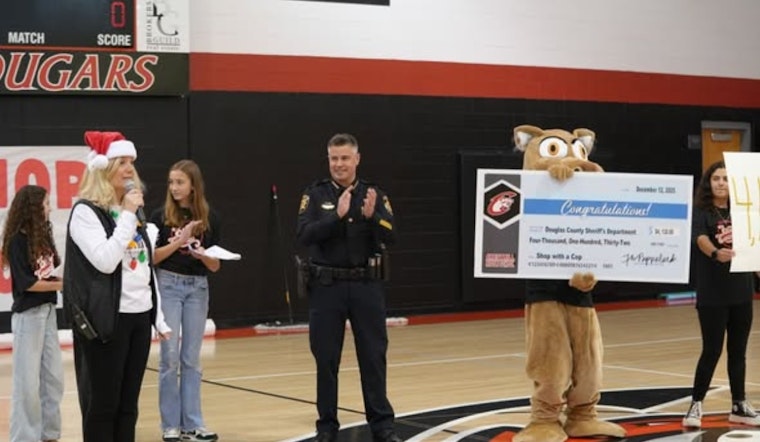 Cresthill Middle School in Douglas County Inspires Community Spirit Through Record 'Shop with a Cop' Fundraising