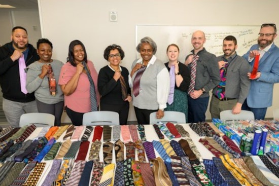 Cuyahoga County Employees Rally to Support Young Men with 1,000 Ties Donation Drive