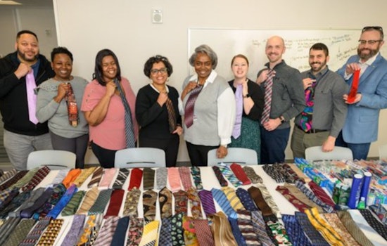 Cuyahoga County Employees Rally to Support Young Men with 1,000 Ties Donation Drive
