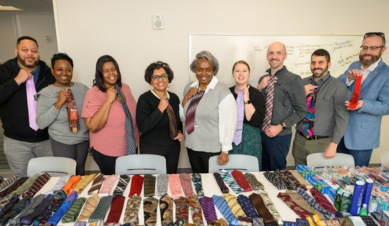 Cuyahoga County Employees Rally to Support Young Men with 1,000 Ties Donation Drive