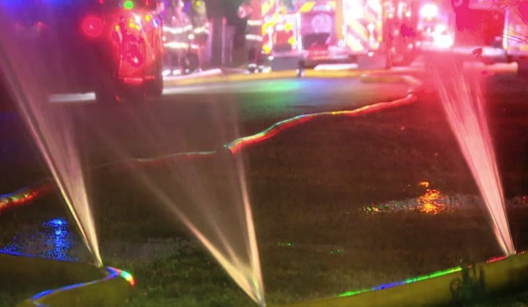 Dallas Blaze Turns Chaotic as Cops Say Woman Stabbed Fire Hose
