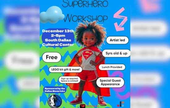 Dallas Calls for Artist Submissions for Harry Stone Recreation Center Public Art, Mavericks Sponsor Creativity Workshop for Kids