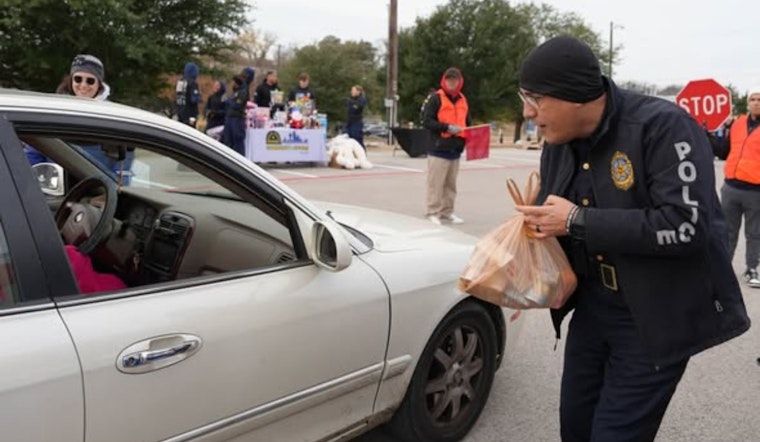 Dallas Police Department's 6th Annual Food Giveaway Spreads Holiday Cheer to Over 1,500 Families at Paul Quinn College
