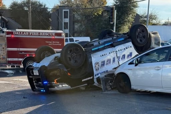 Dallas Police Officers Hospitalized Following Traffic Collision Near Peavy Road and North Buckner Boulevard