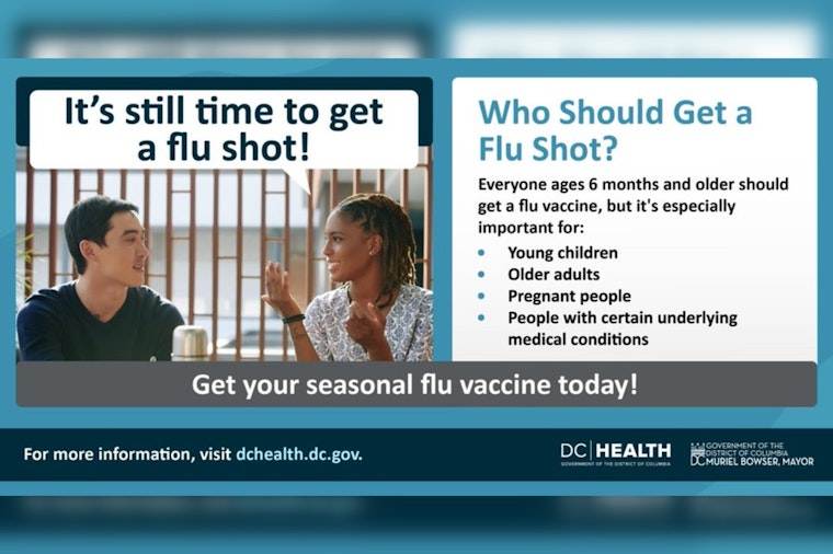 DC Health Urges Vaccinations as Flu Cases Surge in Washington, D.C.