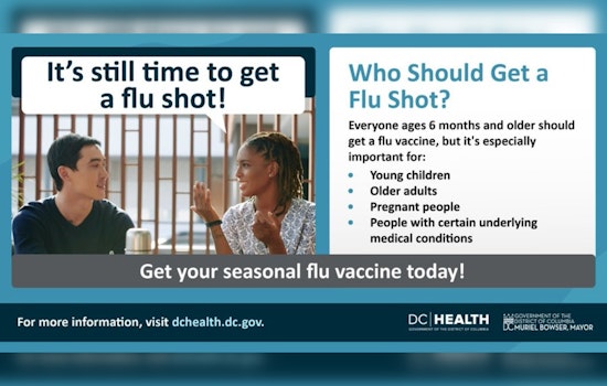 DC Health Urges Vaccinations as Flu Cases Surge in Washington, D.C.