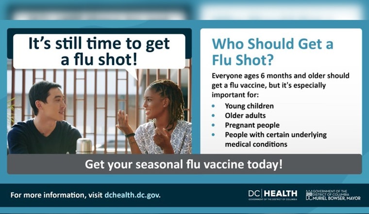 DC Health Urges Vaccinations as Flu Cases Surge in Washington, D.C.