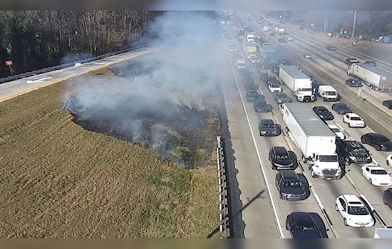 DeKalb County Commuters Experience Major Delays as Garbage Truck Fire Shuts Down I-285 Lanes Near Atlanta