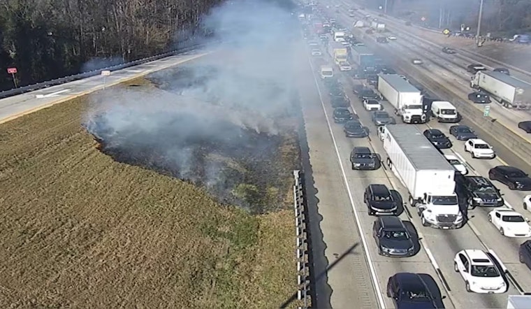DeKalb County Commuters Experience Major Delays as Garbage Truck Fire Shuts Down I-285 Lanes Near Atlanta