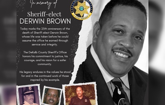 DeKalb County Honors the Legacy of Slain Sheriff-Elect Derwin Brown 25 Years On