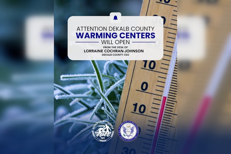 DeKalb County Opens Warming Centers as Atlanta Braces for Freezing Temperatures