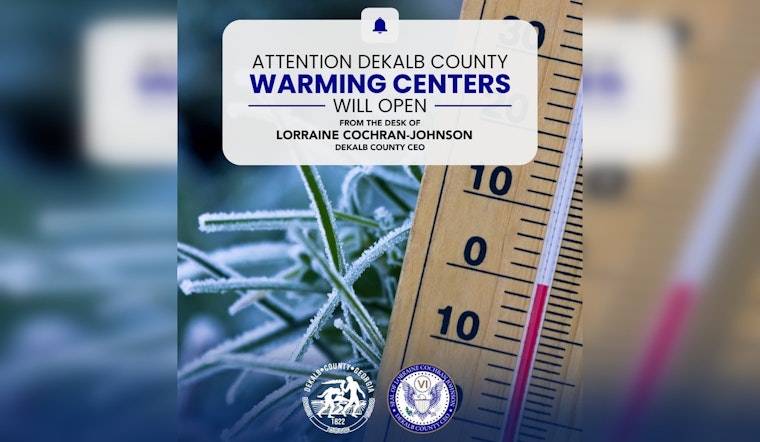 DeKalb County Opens Warming Centers as Atlanta Braces for Freezing Temperatures