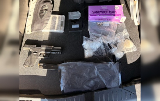 Del City Police Seize Drugs and Firearm in Traffic Stop, Charged Convicted Felon Caught Trafficking