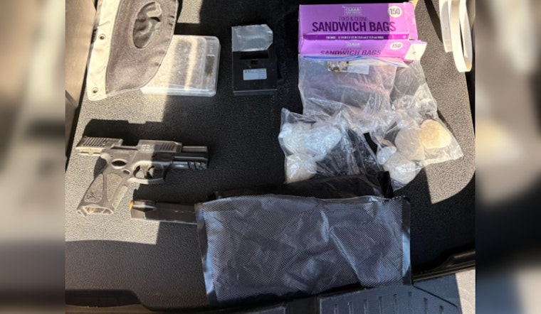 Del City Police Seize Drugs and Firearm in Traffic Stop, Charged Convicted Felon Caught Trafficking