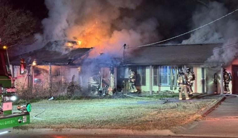 Denton Fire Department Quells Lindsey Street Blaze, Urges Continued Caution Near I35E